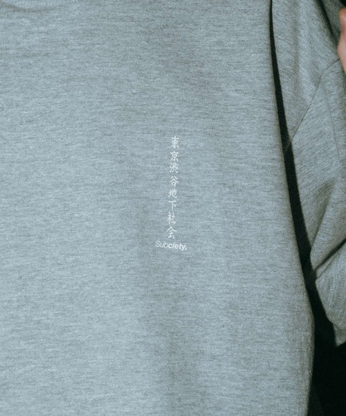 Subciety(サブサエティ)の「Ohtani oniji tee(Tシャツ/カットソー・メンズ・ホワイト/ブラック/グレー/インディゴブルー/ブラウン・SMALL/MEDIUM/LARGE/X-LARGE/XX-LARGE)」の11枚目の写真