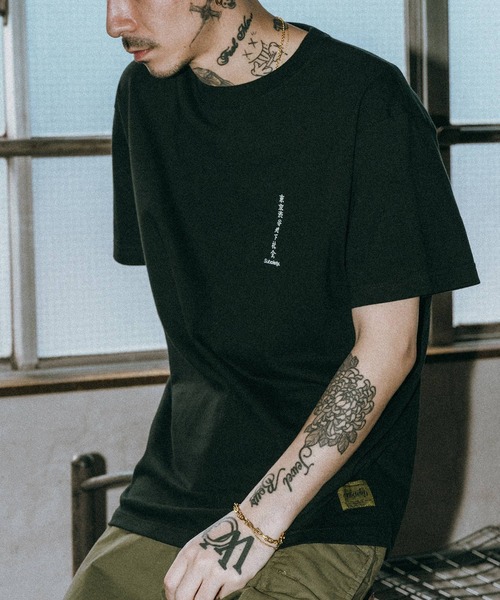 Subciety(サブサエティ)の「Ohtani oniji tee(Tシャツ/カットソー・メンズ・ホワイト/ブラック/グレー/インディゴブルー/ブラウン・SMALL/MEDIUM/LARGE/X-LARGE/XX-LARGE)」の17枚目の写真