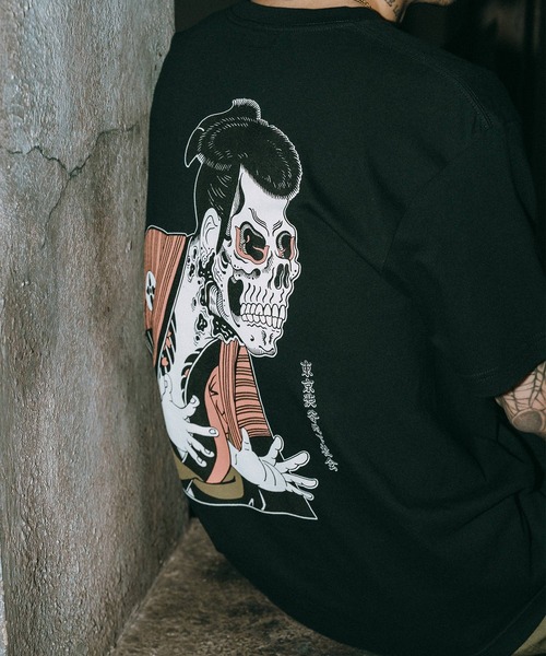 Subciety(サブサエティ)の「Ohtani oniji tee(Tシャツ/カットソー・メンズ・ホワイト/ブラック/グレー/インディゴブルー/ブラウン・SMALL/MEDIUM/LARGE/X-LARGE/XX-LARGE)」の19枚目の写真