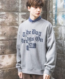 【UNISEX】ワッフルクループルオーバー