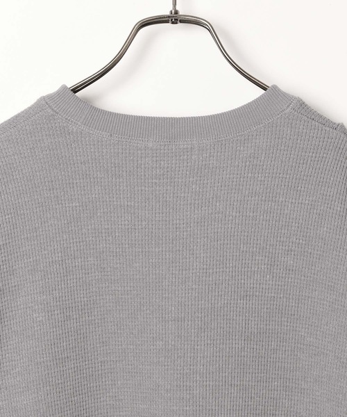 PBLIM(ページボーイリム)の「【UNISEX】ワッフルクループルオーバー(スウェット・レディース・カモフラージュ/グレー/ブラック・MEDIUM/LARGE)」の16枚目の写真