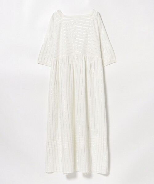 BEAMS HEART（ビームスハート）の「INDIA ラメ ストライプ ワンピース（ワンピース・レディース・ブラック/オフホワイト/パープル系その他4・FREE）」の14枚目の写真