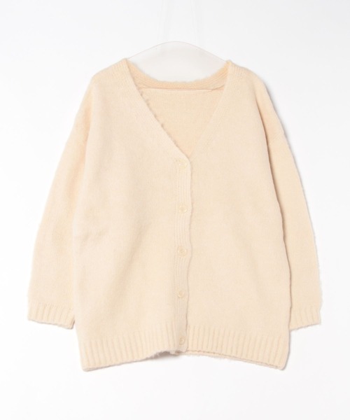 merrylatte(メリーラテ)の「2WAYもけもけボリュームカーデ(カーディガン/ボレロ・レディース・アイボリー・FREE)」の6枚目の写真