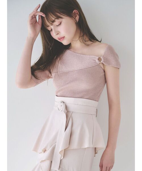 dazzlin(ダズリン)の「アシメプリーツマーメイドスカート(スカート・レディース・ブラック/グレー/ベージュ/ピンク・MEDIUM/SMALL)」の10枚目の写真