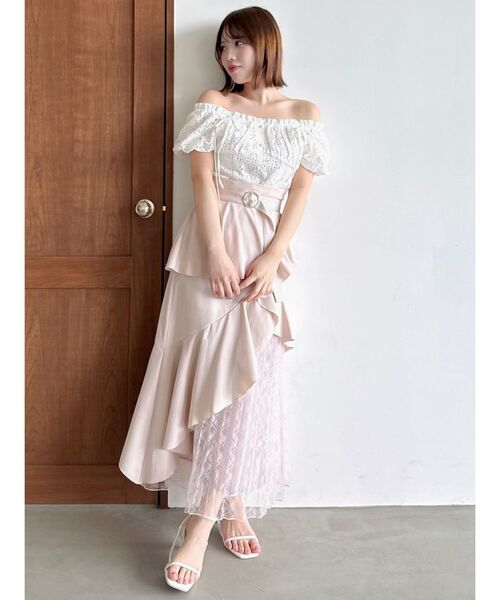 dazzlin(ダズリン)の「アシメプリーツマーメイドスカート(スカート・レディース・ブラック/グレー/ベージュ/ピンク・MEDIUM/SMALL)」の13枚目の写真