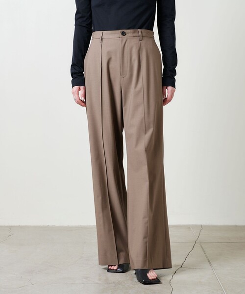 セール】＜MARW UNITED ARROWS＞タック フレアパンツ