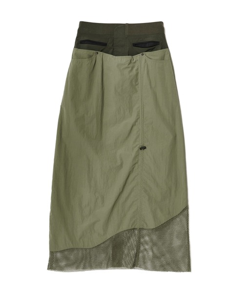 AULA AILA（アウラアイラ）の「ミリタリーナロースカート（スカート・レディース・ブラック/ネイビー/カーキ・0/1）」の16枚目の写真