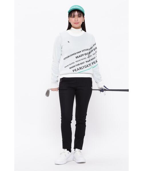 PEARLY GATES(パーリーゲイツ)の「【PEARLY GATES】超長綿ライジングドビーパンツ(その他パンツ・レディース・ネイビー/ホワイト系その他5/ホワイト/グリーン・SMALL/MEDIUM/LARGE/X-SMALL)」の10枚目の写真