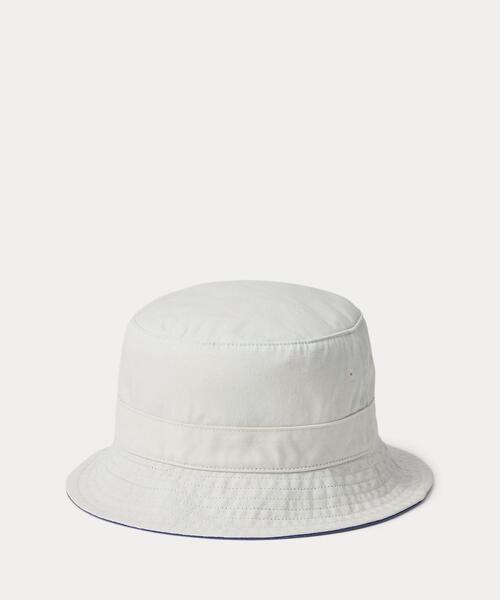 POLO RALPH LAUREN（ポロ ラルフ ローレン）の「Polo ベア ツイル バケット ハット（ハット・メンズ・ナチュラル・S/M/L/XL）」の5枚目の写真