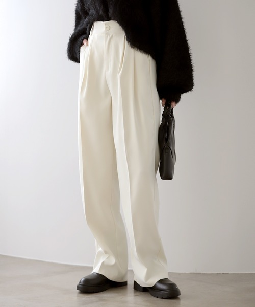 セール】タックパンツ（その他パンツ）｜LUMIRA（アパレル）（ルミラ