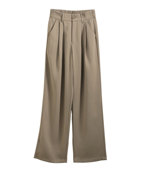 LUMIRA(アパレル)(ルミラ)の「タックパンツ(その他パンツ・レディース・チャコールグレー/アイボリー/ブラック/グレイッシュベージュ・S/M/L)」の16枚目の写真