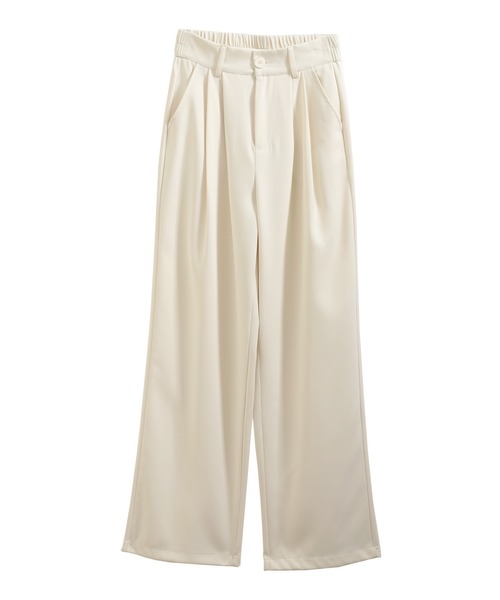 LUMIRA(アパレル)(ルミラ)の「タックパンツ(その他パンツ・レディース・チャコールグレー/アイボリー/ブラック/グレイッシュベージュ・S/M/L)」の17枚目の写真