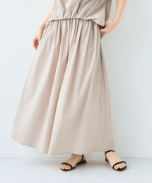 CROSS FUNCTION（クロスファンクション）の「《撥水 / UV》ハジクションタックギャザーロングスカート【CF/クロスファンクション】（スカート）」