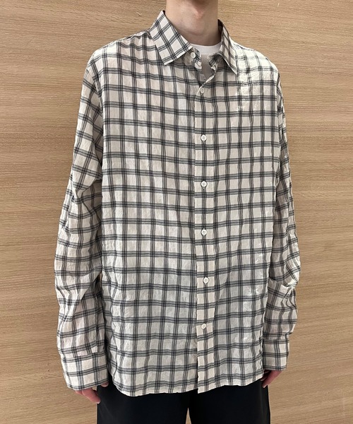 Banana Republic（バナナリパブリック）の「スタンダードフィット ライトウェイト テクスチャード シャツ（シャツ/ブラウス・メンズ・マルチ/ブラック・S/M/XL/L）」の5枚目の写真