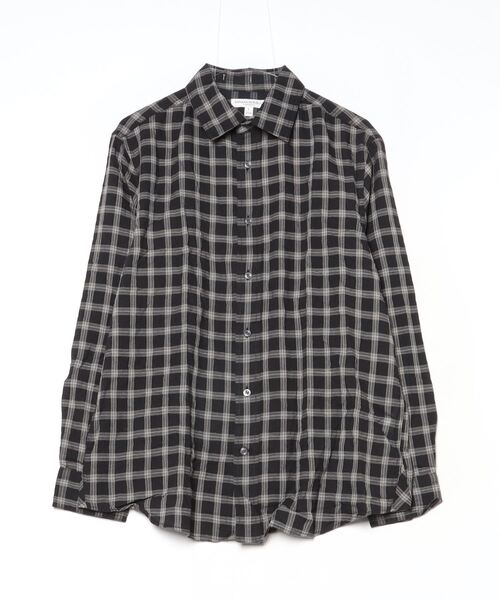 Banana Republic（バナナリパブリック）の「スタンダードフィット ライトウェイト テクスチャード シャツ（シャツ/ブラウス・メンズ・マルチ/ブラック・S/M/XL/L）」の6枚目の写真