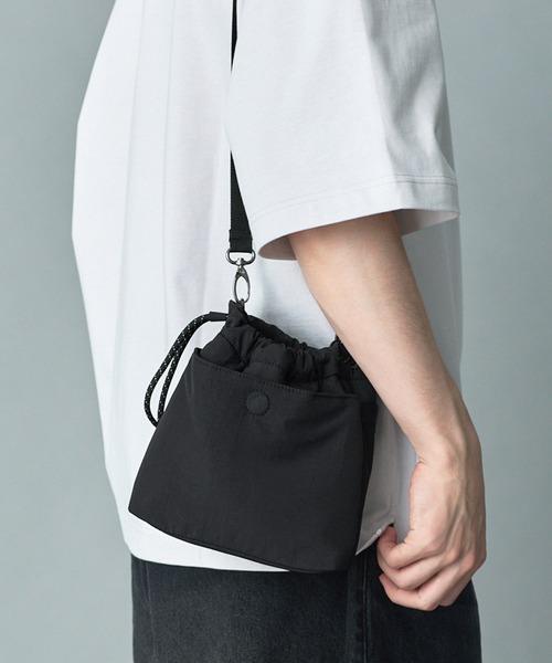 RUUBON（ルーボン）の「【RUUBON】2way mini shoulder bag / 2wayミニショルダーバッグ（ショルダーバッグ・メンズ・ブラック・FREE）」の9枚目の写真