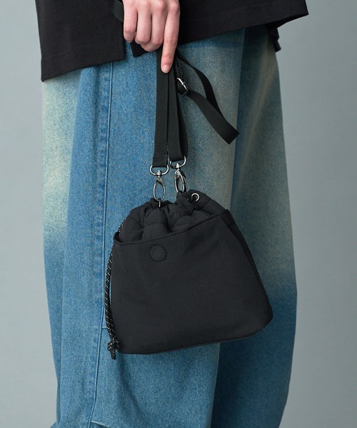 RUUBON（ルーボン）の「【RUUBON】2way mini shoulder bag / 2wayミニショルダーバッグ（ショルダーバッグ・メンズ・ブラック・FREE）」の11枚目の写真