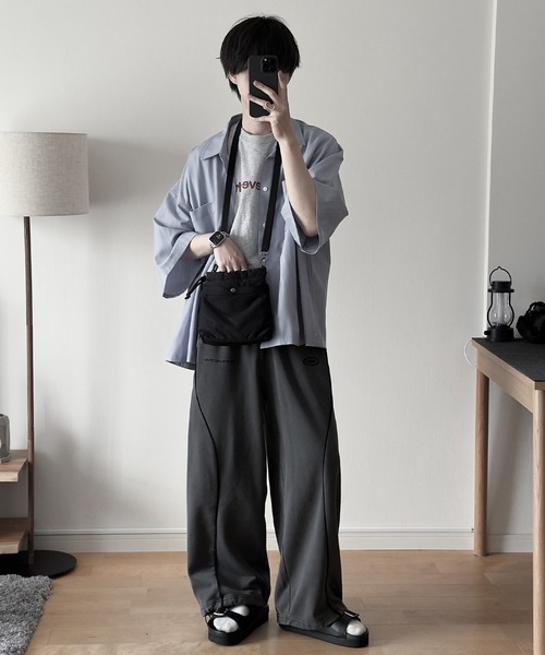 RUUBON（ルーボン）の「【RUUBON】2way mini shoulder bag / 2wayミニショルダーバッグ（ショルダーバッグ・メンズ・ブラック・FREE）」の2枚目の写真