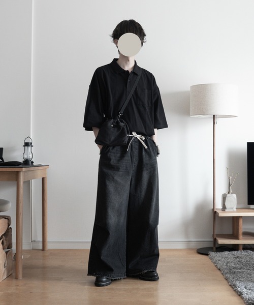 RUUBON（ルーボン）の「【RUUBON】2way mini shoulder bag / 2wayミニショルダーバッグ（ショルダーバッグ・メンズ・ブラック・FREE）」の5枚目の写真