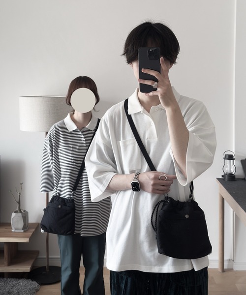 RUUBON（ルーボン）の「【RUUBON】2way mini shoulder bag / 2wayミニショルダーバッグ（ショルダーバッグ・メンズ・ブラック・FREE）」の18枚目の写真