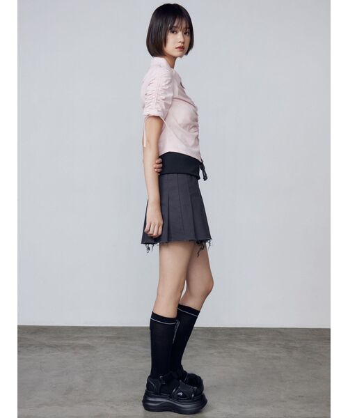 EMODA(エモダ)の「アートラインバルキーサンダル(サンダル・レディース・ブラック/グレー・SMALL/MEDIUM/LARGE)」の7枚目の写真