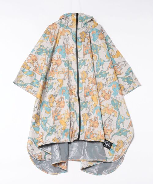 KiU(キウ)の「KiU/キウ PONCHO 2ND(レインコート/ポンチョ・レディース・カーキ/レオパード/その他5/ブルー系その他/ブラック系その他3/コーラルピンク/インディゴブルー/アイボリー/その他1/ライトグレー/ブラック/その他8/ライトブラウン/ダークパープル/その他3/ホワイト/ミント・FREE)」の17枚目の写真