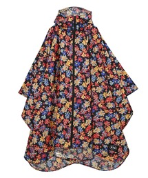 go slow caravanゴースローキャラバンのポンチョ KiU×go slow caravan 】 総柄 NEW STANDARD RAIN PONCHO (MENS