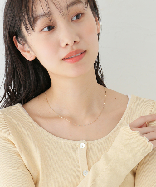 La TOTALITE(ラトータリテ)の「【ル ボンボン/LES BONBON】victoria moderate necklace YG(ネックレス・レディース・ゴールド・FREE)」の10枚目の写真