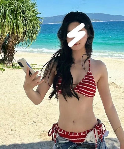 セール】ストライプレディース ビキニ+ショートパンツ 上下3点
