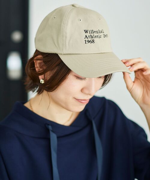 le.coeur blanc（ルクールブラン）の「Regency Worksキャップ（キャップ・レディース・ダークグレー/ライトベージュ・FREE）」の2枚目の写真
