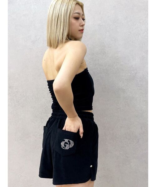 GYDA（ジェイダ）の「サイドスリットパイルショートパンツ【SETUP着用可】（その他パンツ・レディース・ブラック/オフホワイト・FREE）」の17枚目の写真