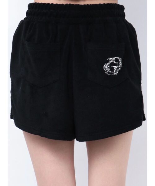 【RICK OWENS】ショートパンツ サイドスリット【dark shadow】 RICK OWENS】ショートパンツ サイドスリット【dark shadow】