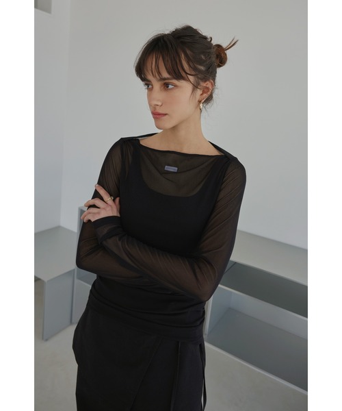 アリシアスタン　M　新品　20日→23日限定お値下げ！ セール】Wellness Mesh Long Sleeve Top/ウェルネスメッシュロン