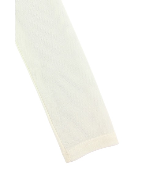 ALEXIA STAM（アリシアスタン）の「Wellness Mesh Long Sleeve Top/ウェルネスメッシュロンT（Tシャツ/カットソー・レディース・カーキ/ブラック/アイボリー・M/S）」の16枚目の写真