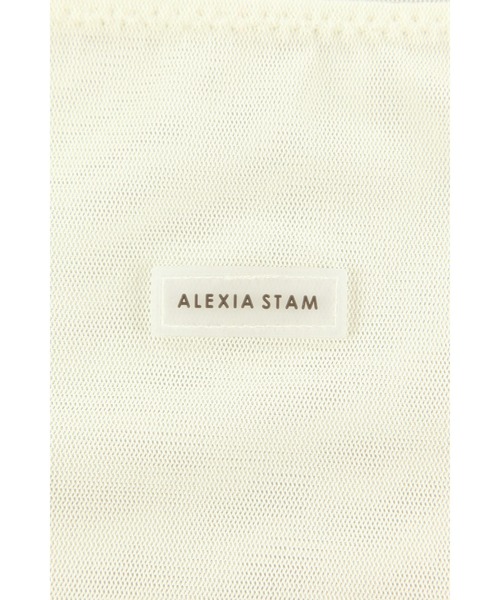 ALEXIA STAM（アリシアスタン）の「Wellness Mesh Long Sleeve Top/ウェルネスメッシュロンT（Tシャツ/カットソー・レディース・カーキ/ブラック/アイボリー・M/S）」の15枚目の写真