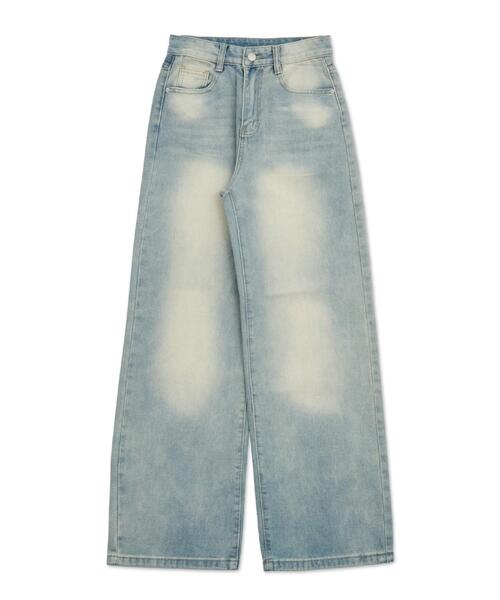PAROSH 25SS デニム・ジーパン マルチカラー 25AUTUMN PRE-ORDER】Patchwork Printed Denim Pants