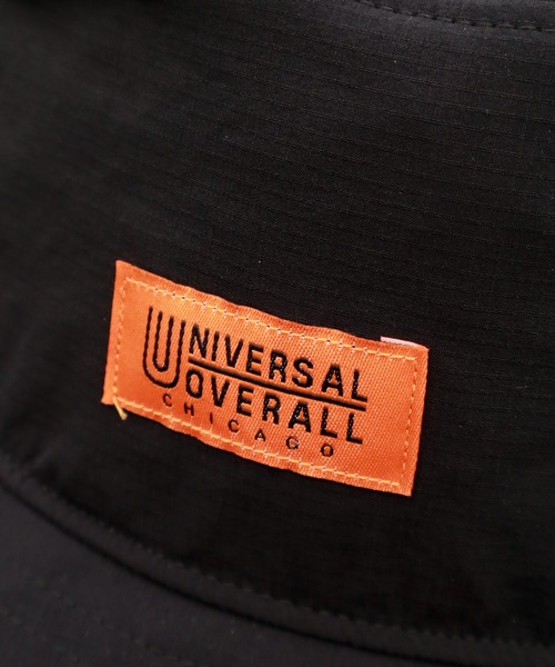 UNIVERSAL OVERALL(ユニバーサルオーバーオール)の「【UNIVERSAL OVERALL/ユニバーサルオーバーオール】UOロゴ刺繍 SHADAN ロングブリムハット(ハット・メンズ・カーキ/ブラック/ベージュ/チャコール・FREE)」の13枚目の写真