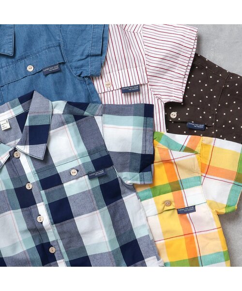 apres les cours(アプレレクール)の「WEB限定【リンク】まいにちシャツ(シャツ/ブラウス・キッズ・ブルー/ドット/ネイビー/ストライプ/イエロー・90/120/100/110/130/80)」の13枚目の写真
