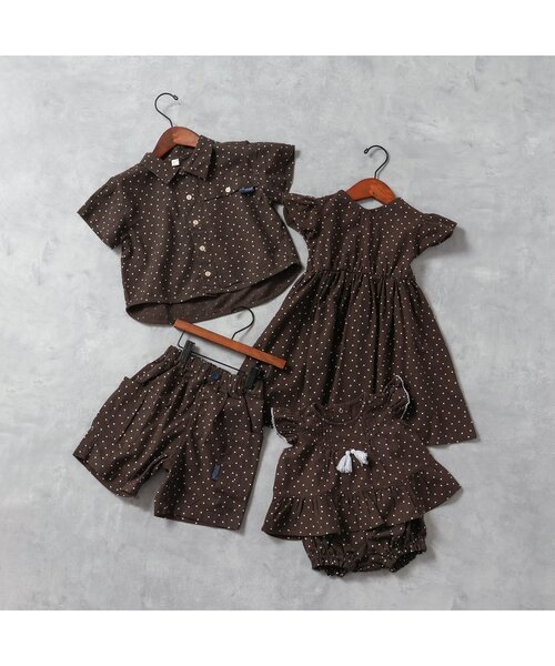 apres les cours(アプレレクール)の「WEB限定【リンク】まいにちシャツ(シャツ/ブラウス・キッズ・ブルー/ドット/ネイビー/ストライプ/イエロー・90/120/100/110/130/80)」の15枚目の写真