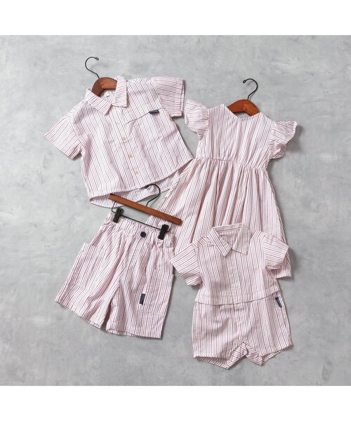 apres les cours(アプレレクール)の「WEB限定【リンク】まいにちシャツ(シャツ/ブラウス・キッズ・ブルー/ドット/ネイビー/ストライプ/イエロー・90/120/100/110/130/80)」の17枚目の写真