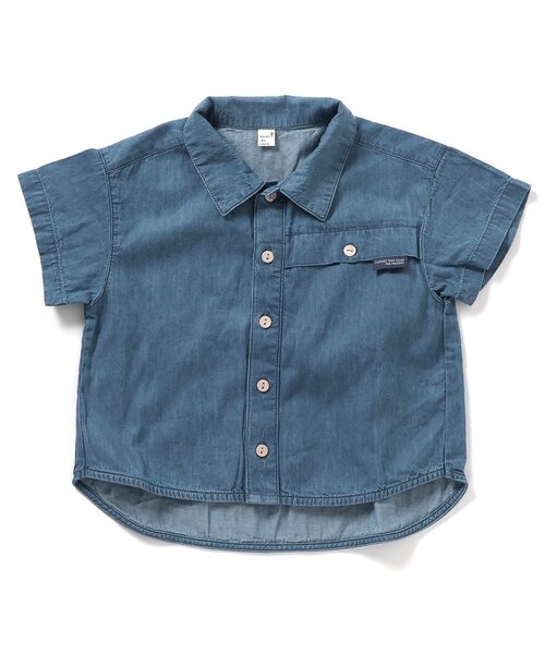 apres les cours(アプレレクール)の「WEB限定【リンク】まいにちシャツ(シャツ/ブラウス・キッズ・ブルー/ドット/ネイビー/ストライプ/イエロー・90/120/100/110/130/80)」の19枚目の写真