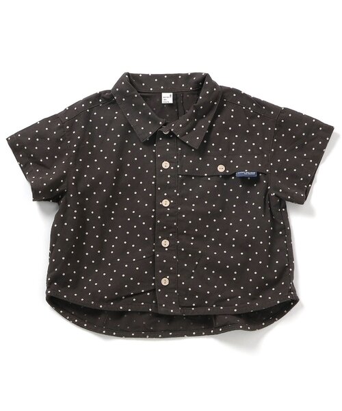 apres les cours(アプレレクール)の「WEB限定【リンク】まいにちシャツ(シャツ/ブラウス・キッズ・ブルー/ドット/ネイビー/ストライプ/イエロー・90/120/100/110/130/80)」の22枚目の写真