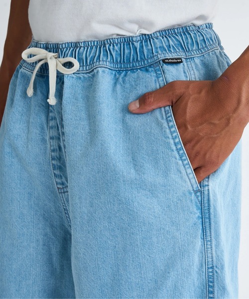 Quiksilver(クイックシルバー)の「TAXER DENIM SHORT /クイックシルバーウエストゴムデニムハーフパンツ(その他パンツ・メンズ・グレー/ネイビー/ブラック・SMALL/MEDIUM/X-LARGE/LARGE)」の14枚目の写真