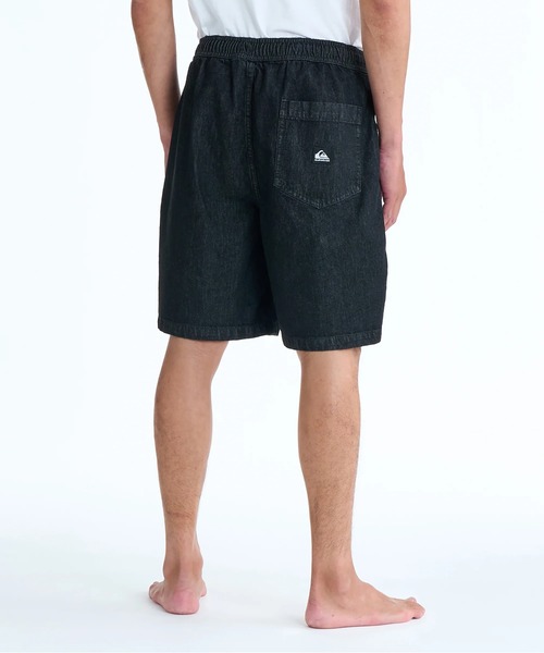 Quiksilver(クイックシルバー)の「TAXER DENIM SHORT /クイックシルバーウエストゴムデニムハーフパンツ(その他パンツ・メンズ・グレー/ネイビー/ブラック・SMALL/MEDIUM/X-LARGE/LARGE)」の4枚目の写真