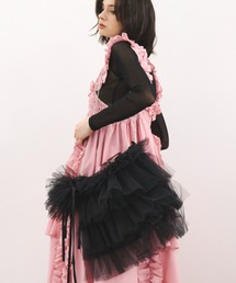 PERNA（ペルナ）の「チュールチャームショルダーバッグ（ショルダーバッグ）」