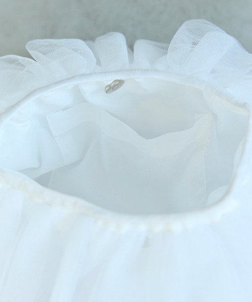 PERNA（ペルナ）の「チュールチャームショルダーバッグ（ショルダーバッグ・レディース・ブラック/ホワイト・FREE）」の15枚目の写真