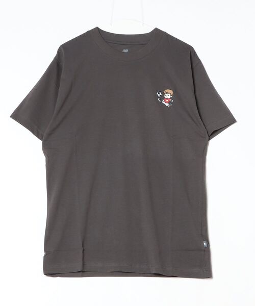 NEW BALANCE（ニューバランス）の「【別注】ニューバランス New Balance 8ビットサッカースタジアムTシャツ_ 限定コラボ（Tシャツ/カットソー・メンズ・ホワイト/ブラック・LL/3L/S/M/L）」の2枚目の写真