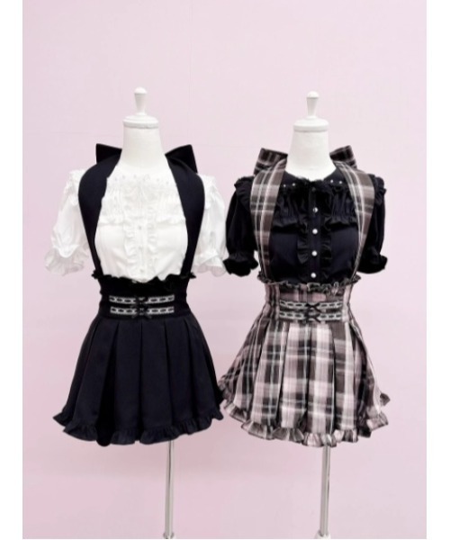 Ank Rouge(アンクルージュ)の「コルセットセーラーリボンブラウス(シャツ/ブラウス・レディース・ブラック/オフホワイト・M)」の21枚目の写真