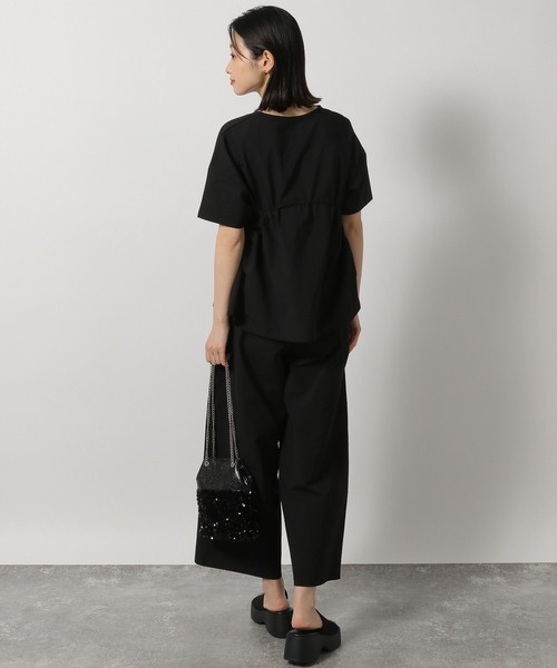 LAKOLE(ラコレ)の「カットドロストワイドパンツ / 412653(その他パンツ・レディース・ブラック/グレー・FREE)」の5枚目の写真