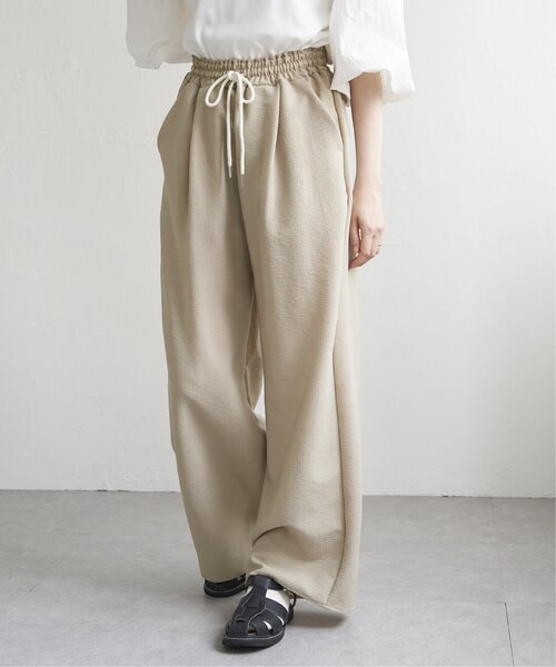 VENCEEXCHANGE（ヴァンスエクスチェンジ）の「イージーパンツ（その他パンツ・レディース・ブラック/ネイビー/ブルー/グレイッシュベージュ・FREE）」の2枚目の写真